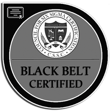 Lean Six Sigma Black Belt Badge